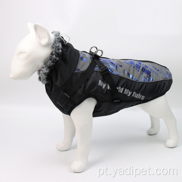 acessórios para animais de estimação casaco quente para cães roupas de inverno da moda